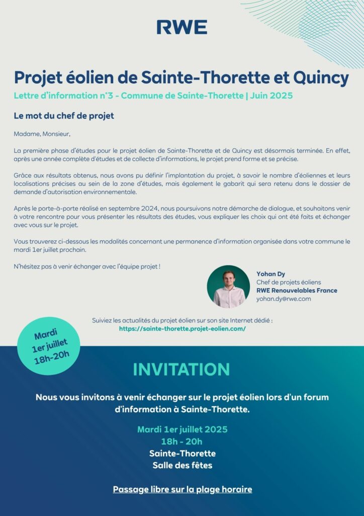 Lettre d'information n°3